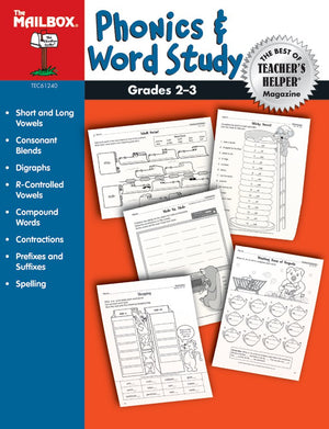 The Best of TEACHERS HELPER: Phonics & Word Study (Grs. 23),Used