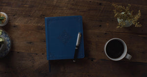 ESV Journaling Bible (TruTone, Deep Teal, Fleurdelis Design),Used
