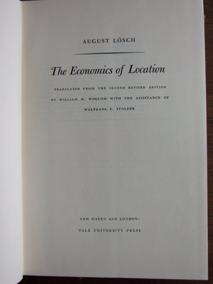 The Economics of Location,Used
