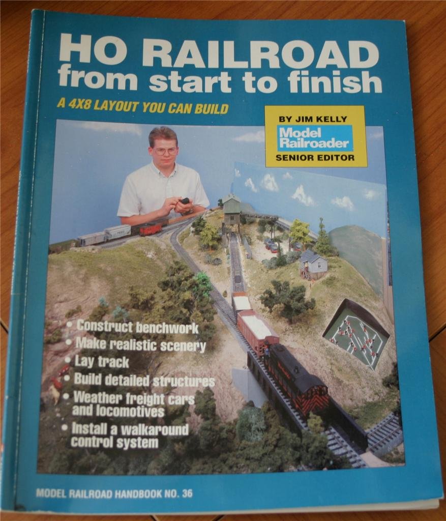 HO Railroad from Start to Finish (Model Railroad Handbook, No 36),New