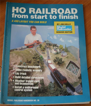HO Railroad from Start to Finish (Model Railroad Handbook, No 36),Used