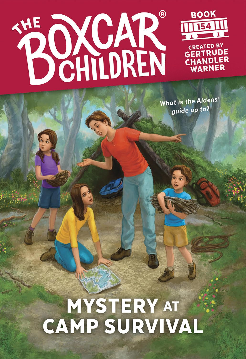 Mystery At Camp Survival (The Boxcar Children Mysteries),Used