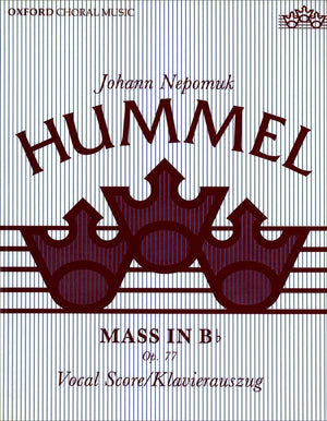 Mass in B flat: Vocal score,Used
