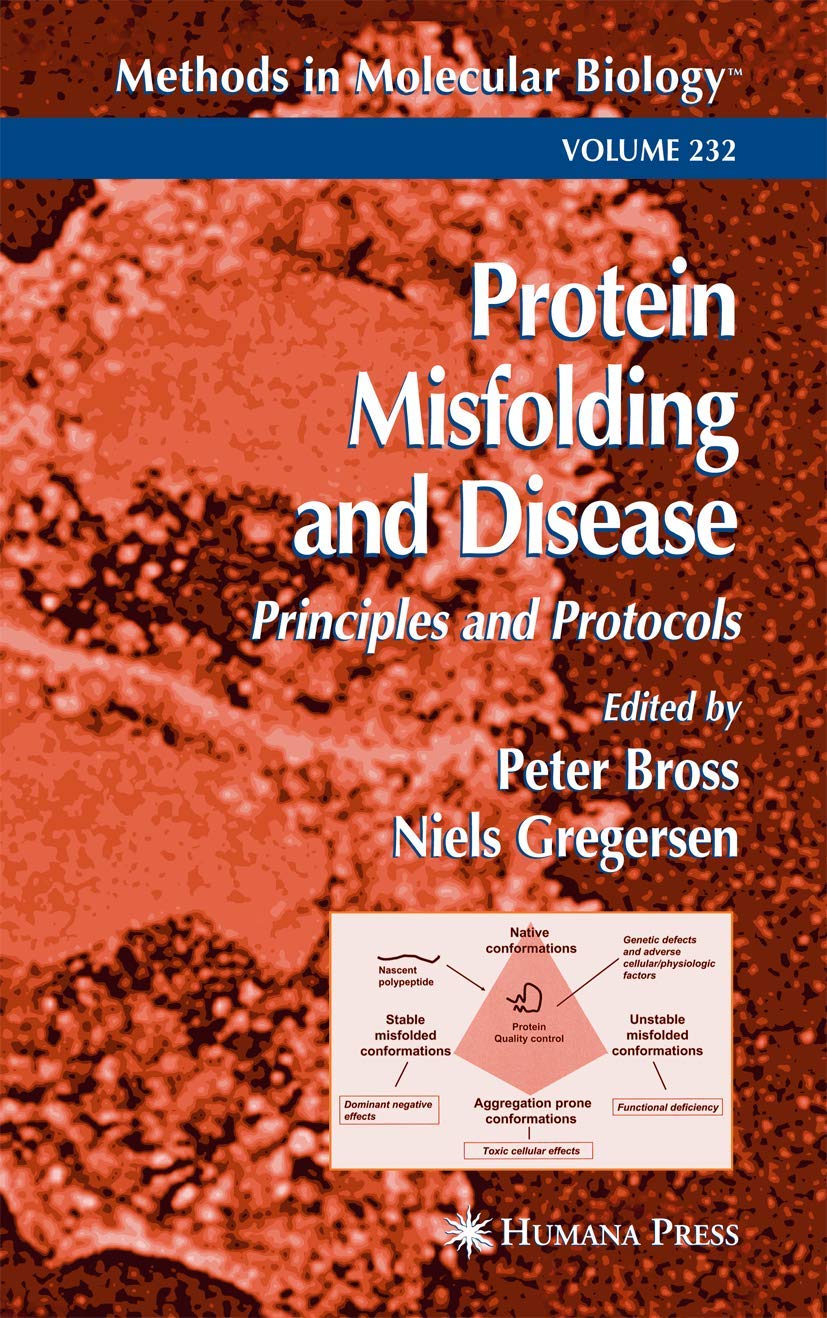 Protein Misfolding and Disease (Methods in Molecular Biology, 232),Used