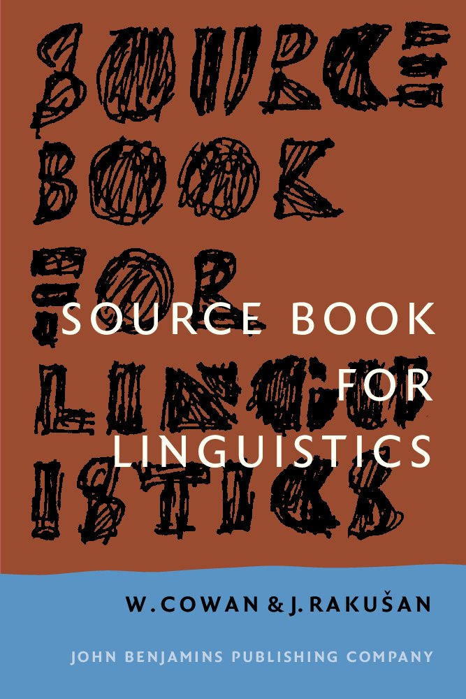 Source Book for Linguistics: Third revised edition,Used