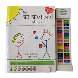 The Sensesational Alphabet + The Sensesational Alphabet Book + MultiSensory, ASL, Braille + Therapy, Learning, Inclusivity,Used