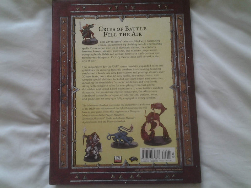 Miniatures Handbook (Dungeons & Dragons Supplement),Used