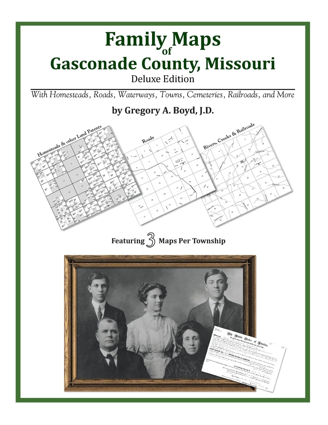 Family Maps of Gasconade County, Missouri,Used