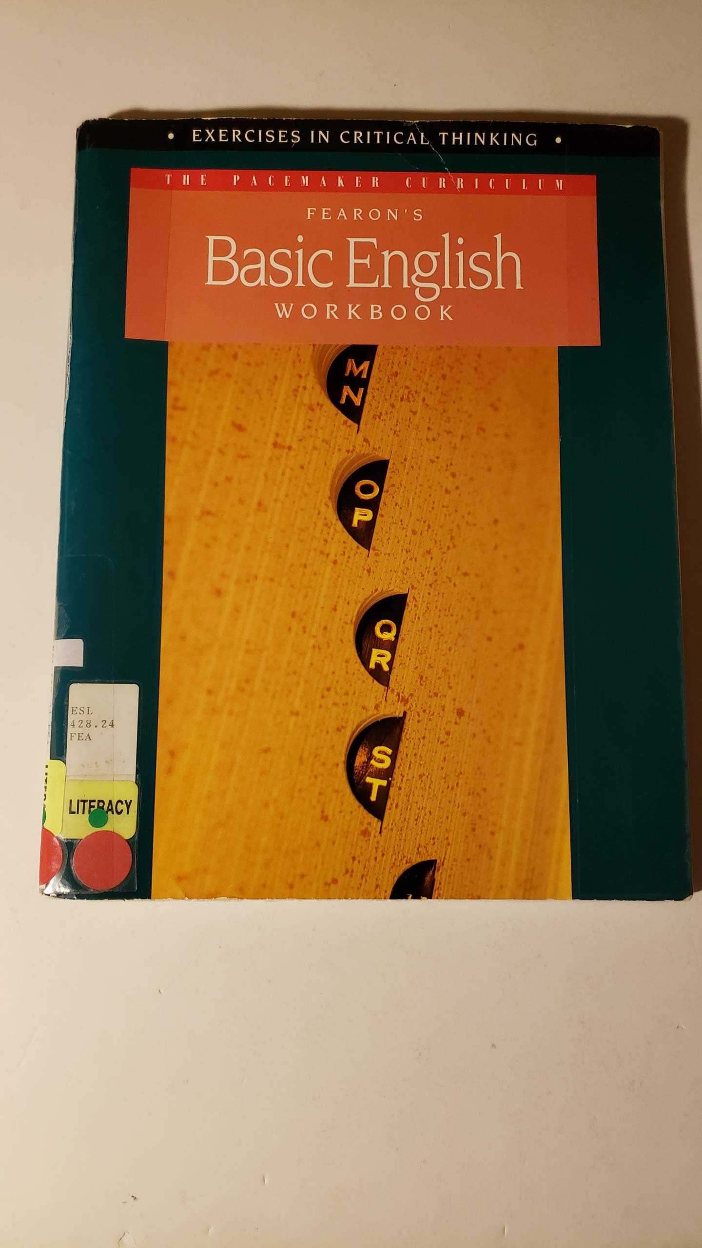 Fearon's Basic English Workbook (Exercises in Critical Thinking),Used
