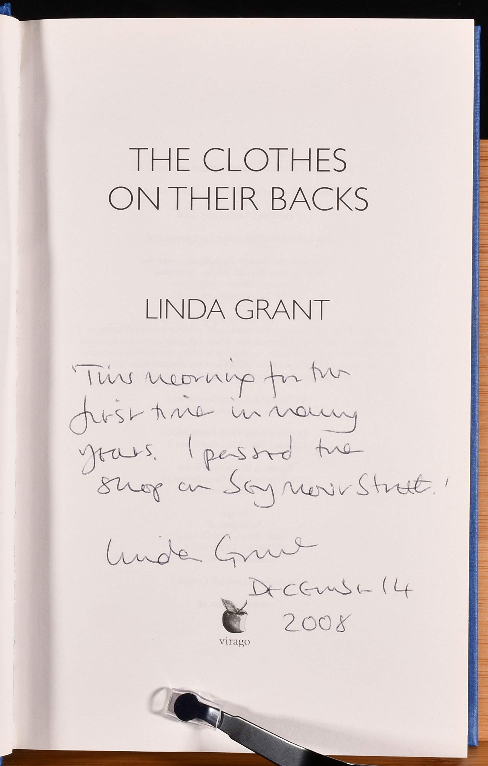 The Clothes On Their Backs: A Novel,Used