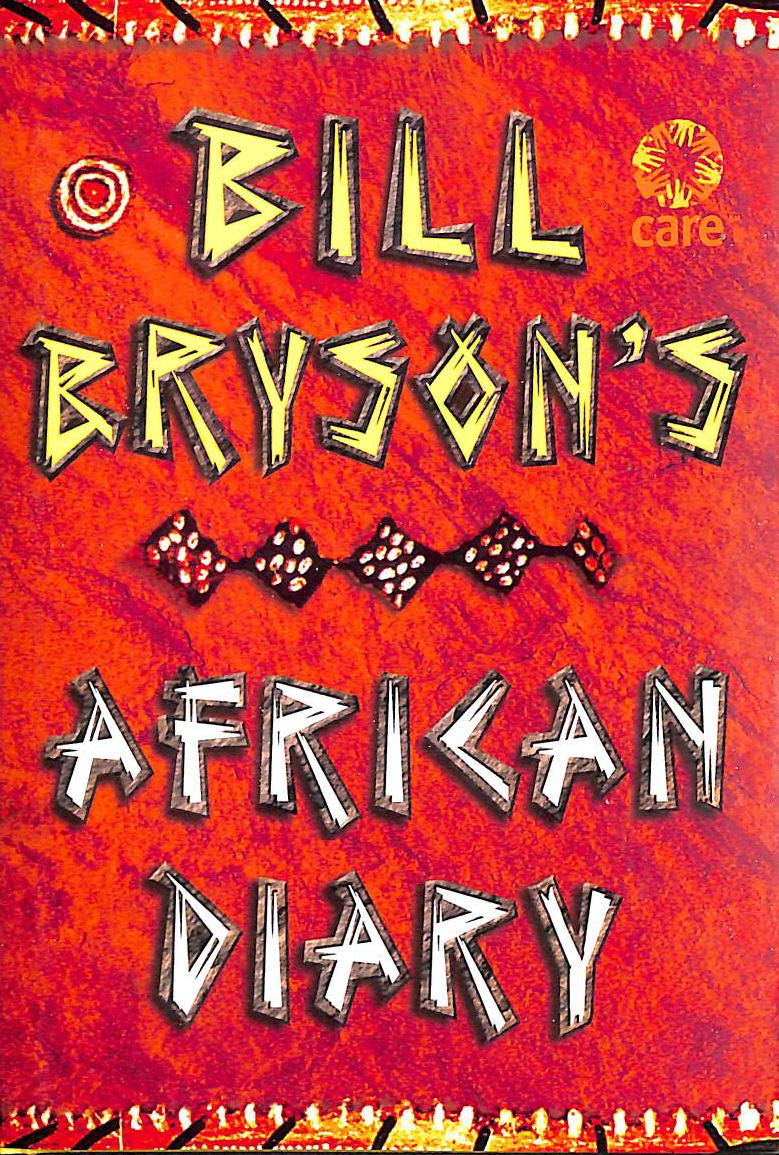 Bill Bryson African Diary,Used