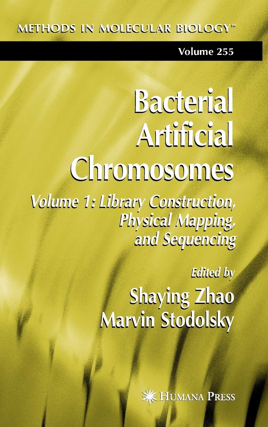 Bacterial Artificial Chromosomes: Volume 1: Library Construction, Physical Mapping, and Sequencing (Methods in Molecular Biology,Used