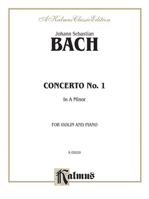 Violin & Piano Concerto in A Minor (Kalmus Edition),Used
