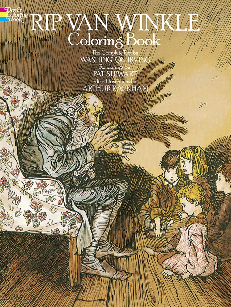 Rip Van Winkle Coloring Book (Dover Classic Stories Coloring Book),Used