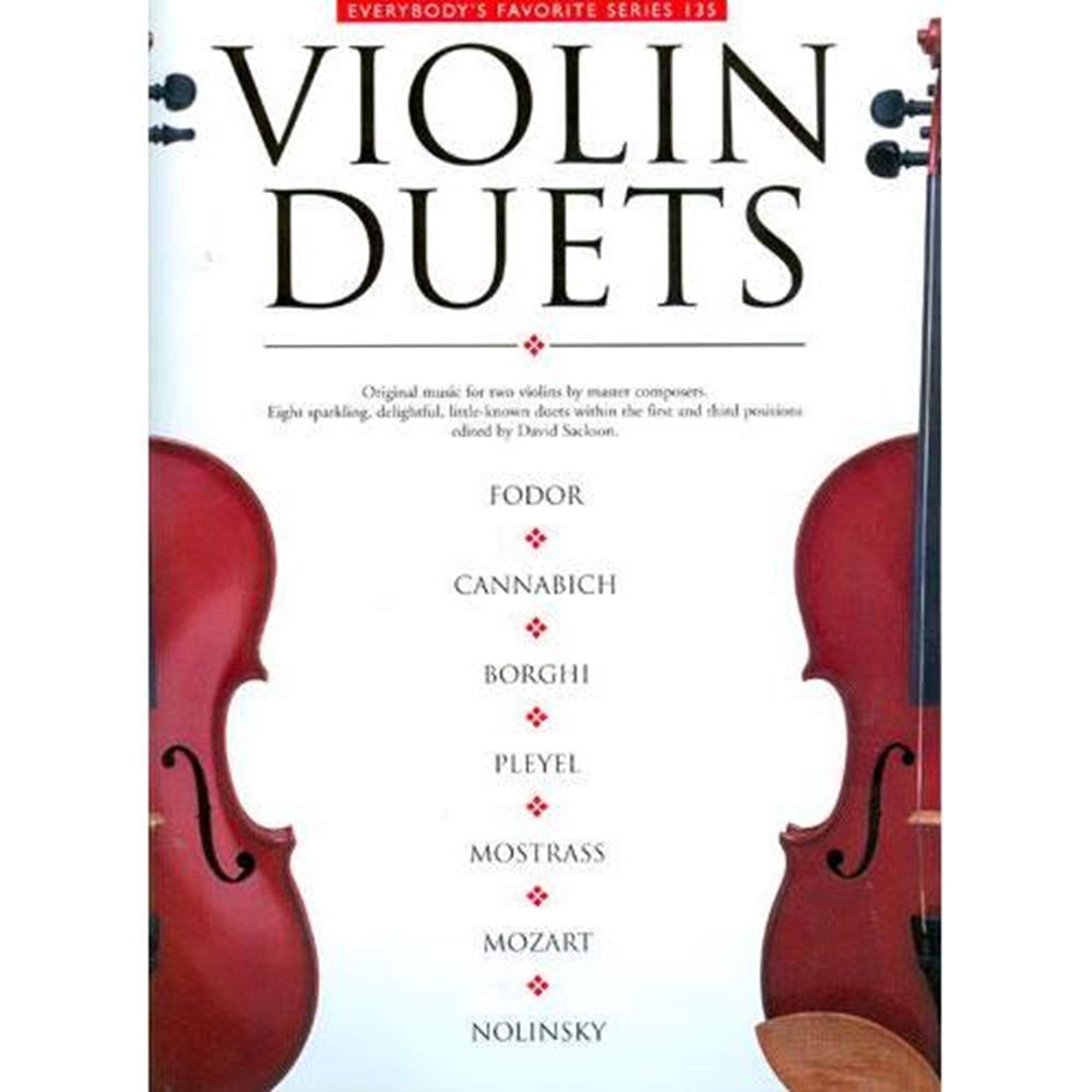 Violin Duets: Everybody's Favorite Series Volume 135,Used