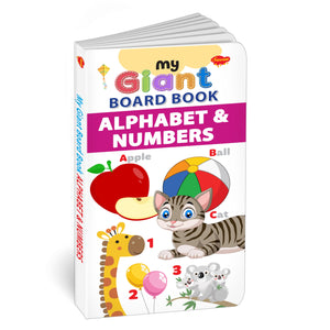 My Giant Board Book : Alphabet And Numbers - Board Book For Toddlers, ChildrenS Learning Book, Picture Book For Preschoolers