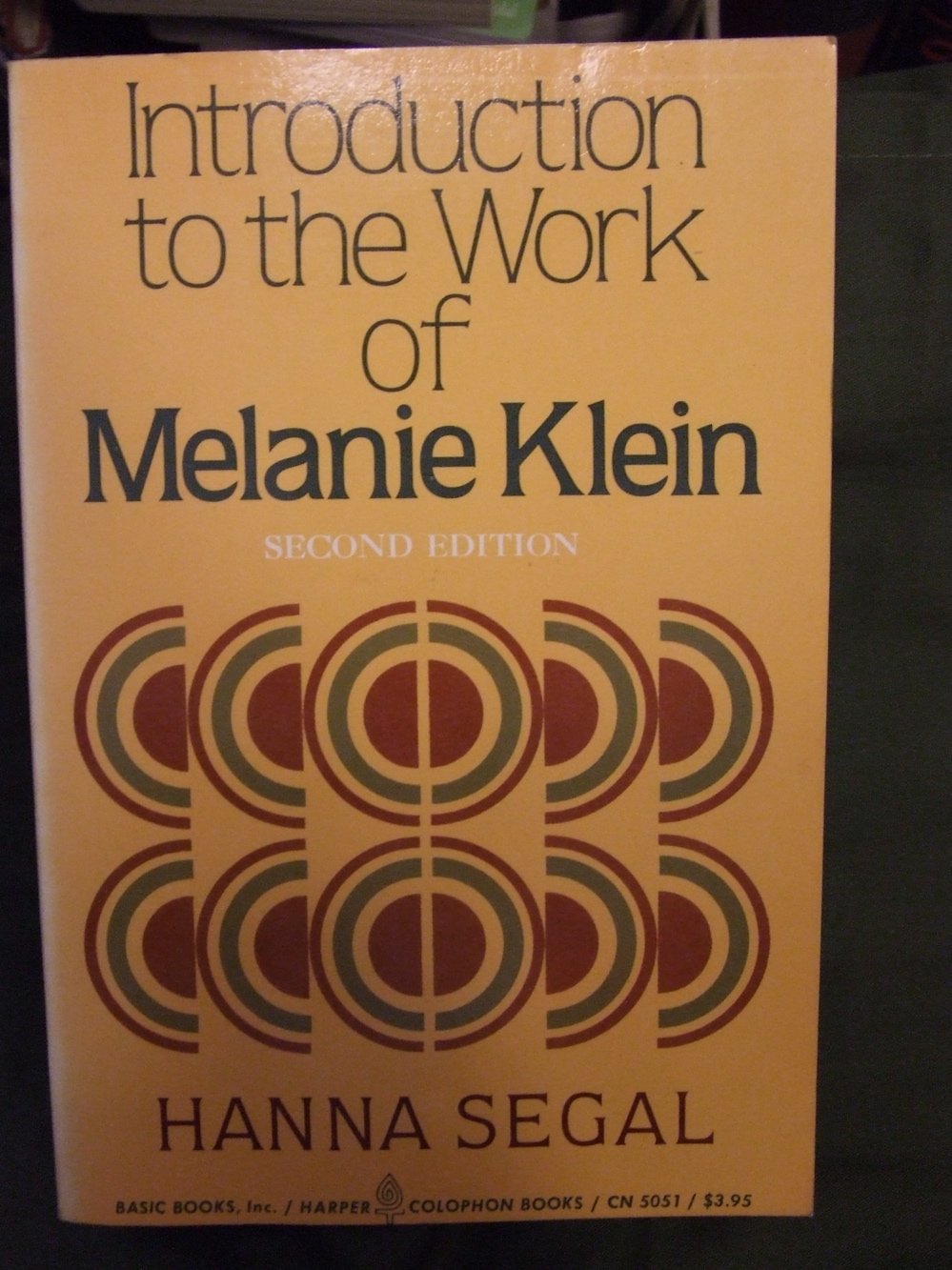 Introduction To The Work Of Melanie Klein,Used