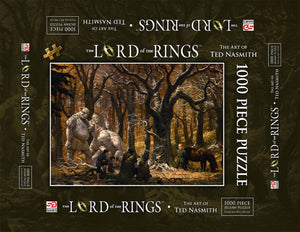 The Lord Of The Rings 1000 Piece Jigsaw Puzzle: The Art Of Ted Nasmith: Song Of The Trollshaws,New