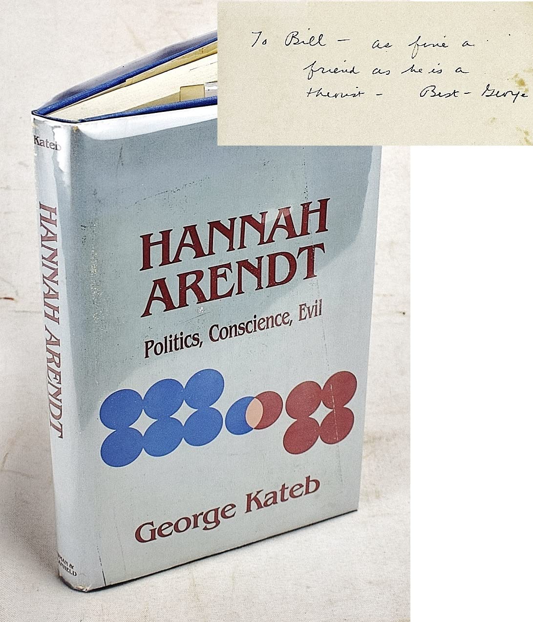 Hannah Arendt, politics, conscience, evil (Philosophy and society),Used