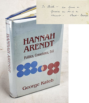 Hannah Arendt, politics, conscience, evil (Philosophy and society),Used