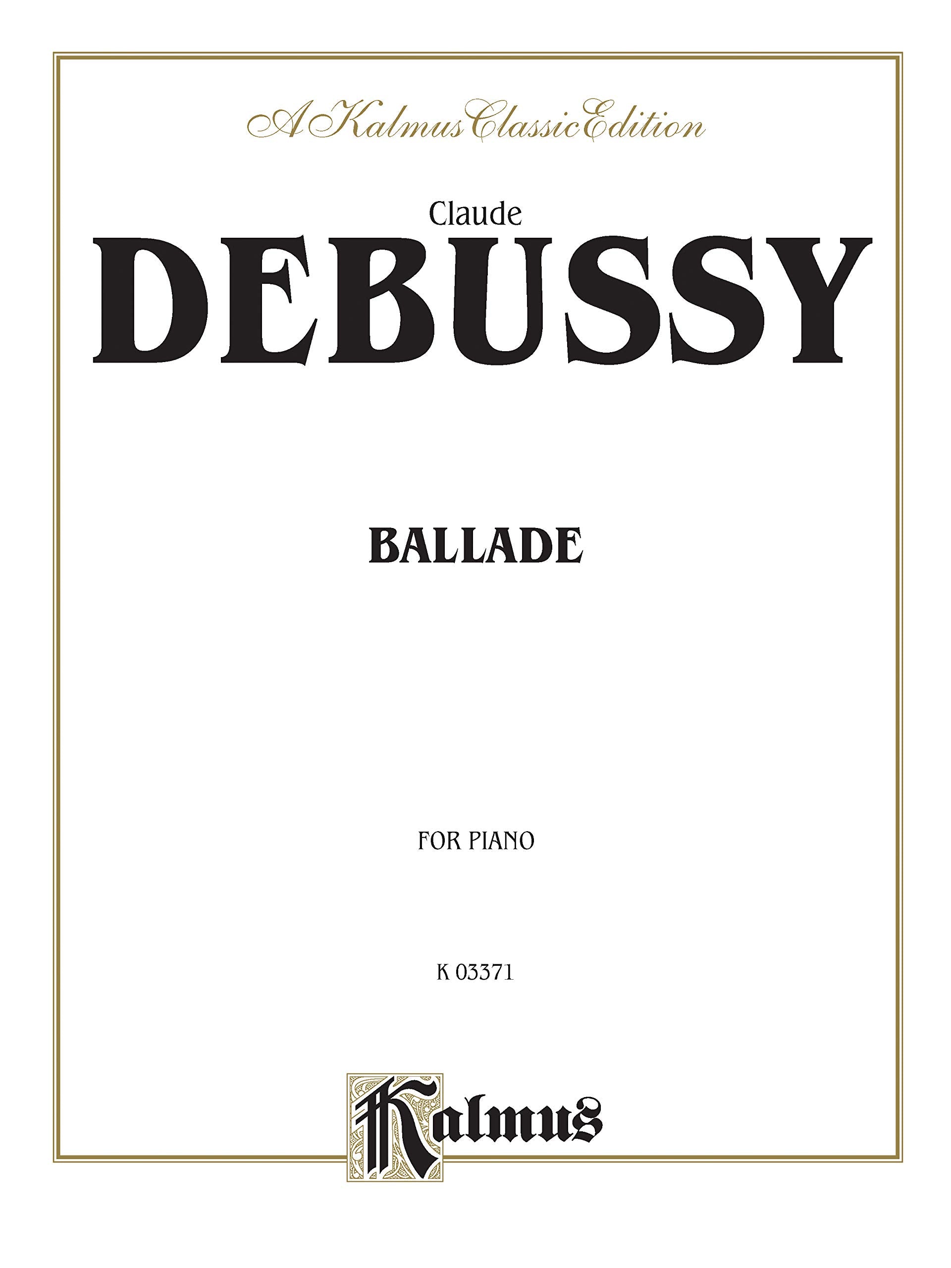 Ballade (Kalmus Edition),Used