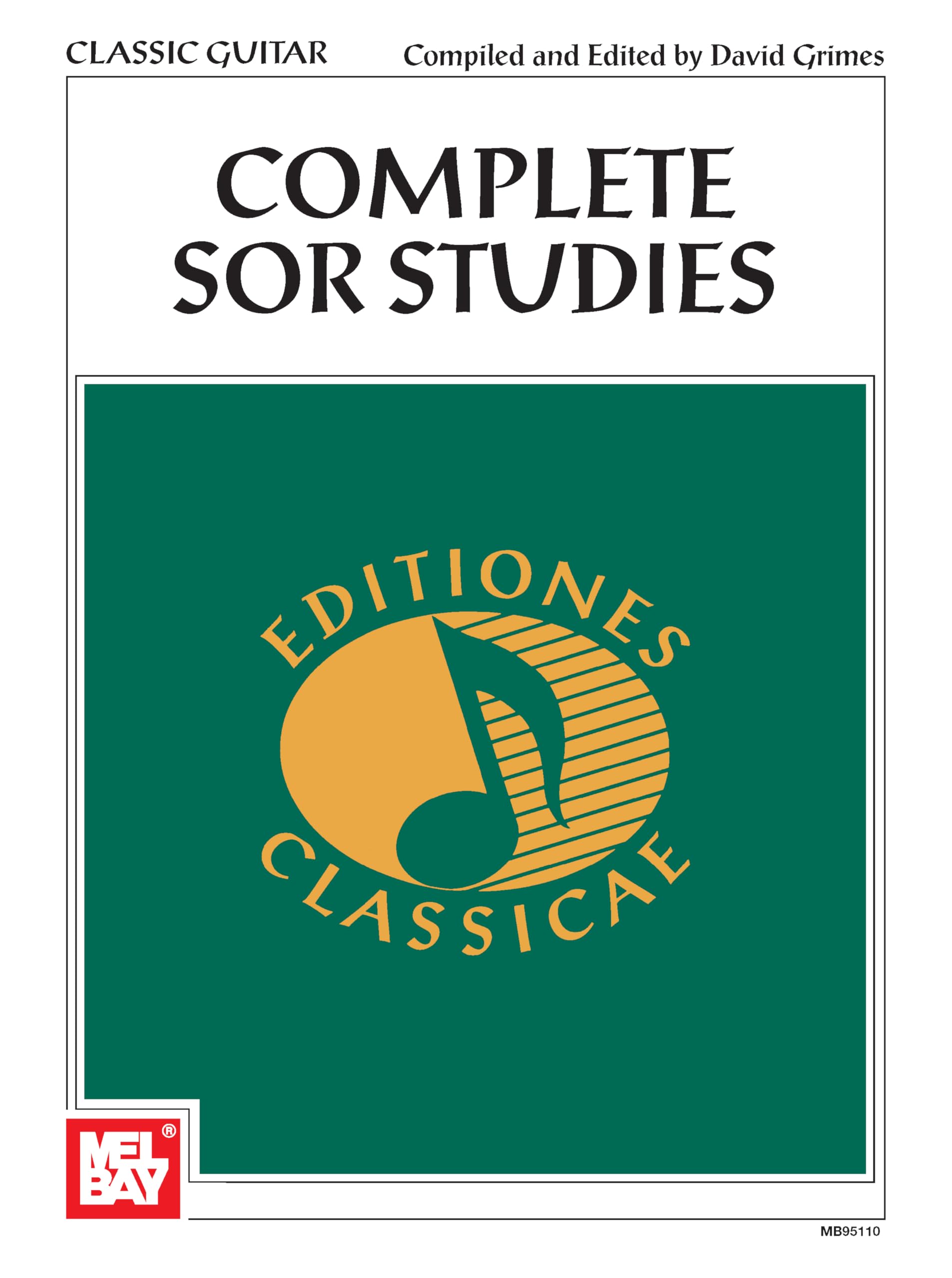 Mel Bay Complete Sor Studies for Guitar,Used