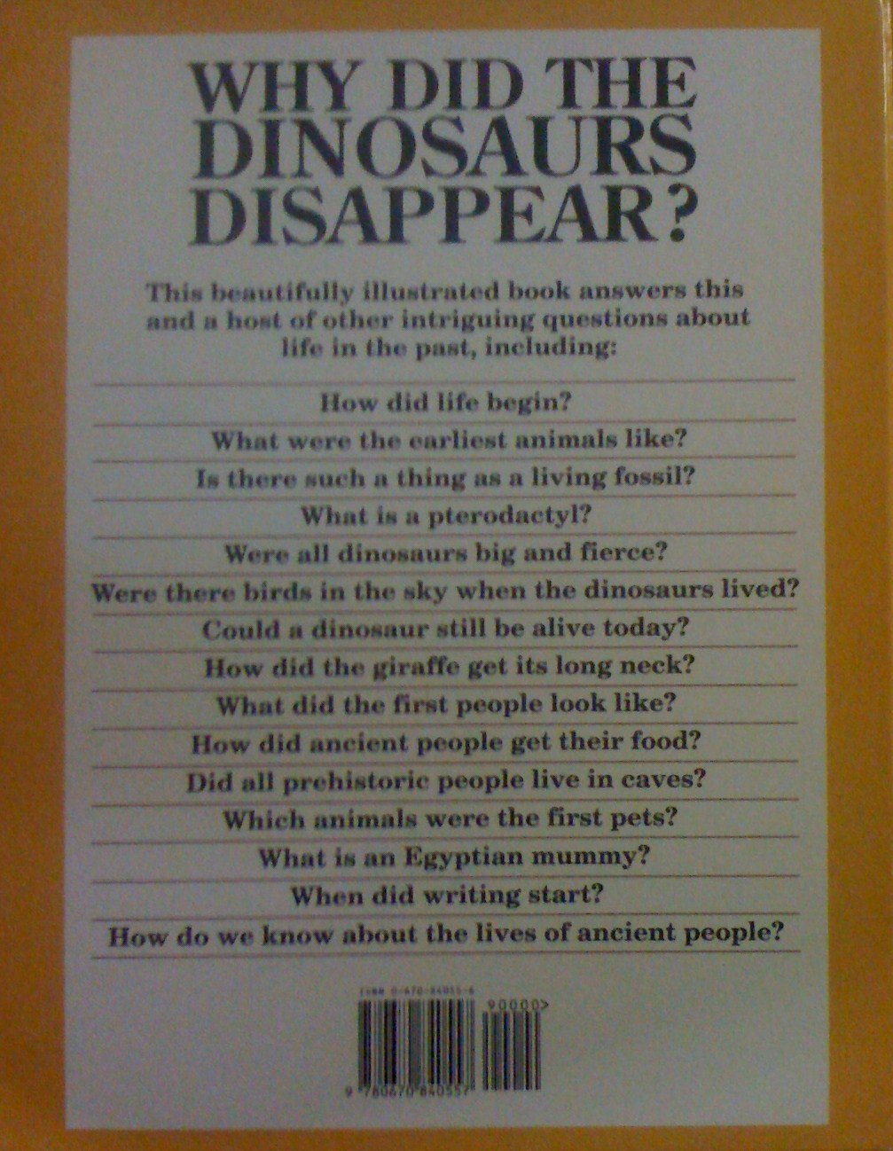 Why Did the Dinosaurs Disappear?,Used