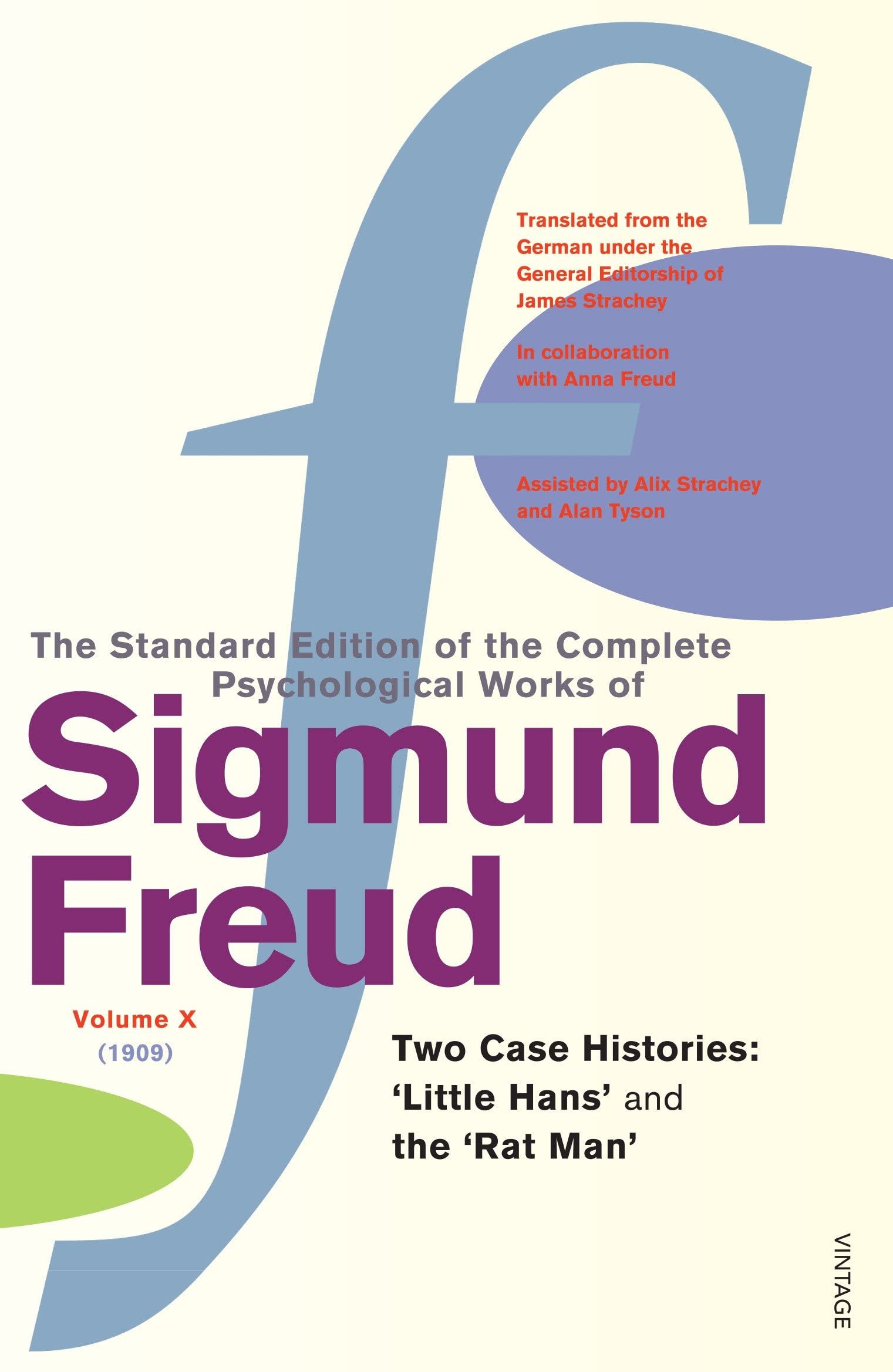 FREUD STANDARD EDN VOL 10 (The Complete Psychological Works of Sigmund Freud) (v. 10),Used