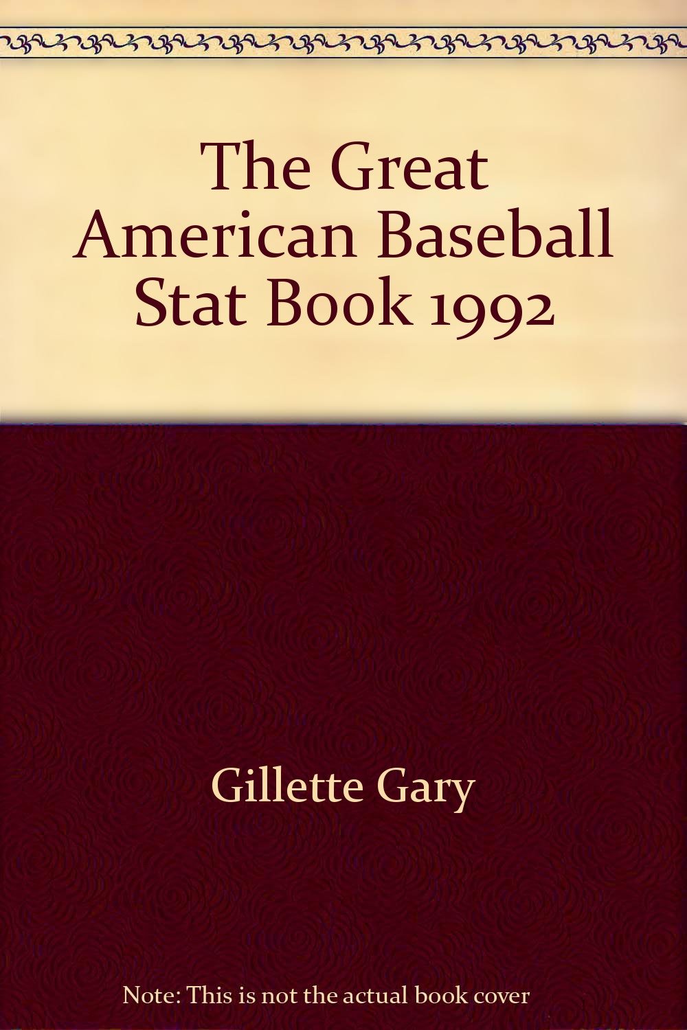 The Great American Baseball Stat Book 1992,Used