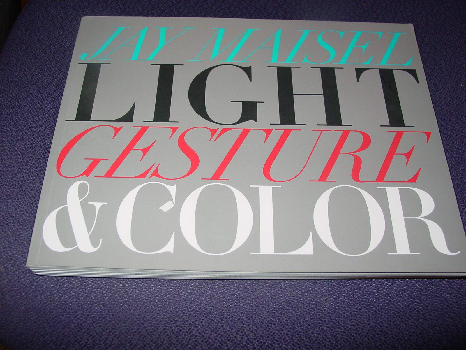 Light, Gesture, and Color (Voices That Matter),Used