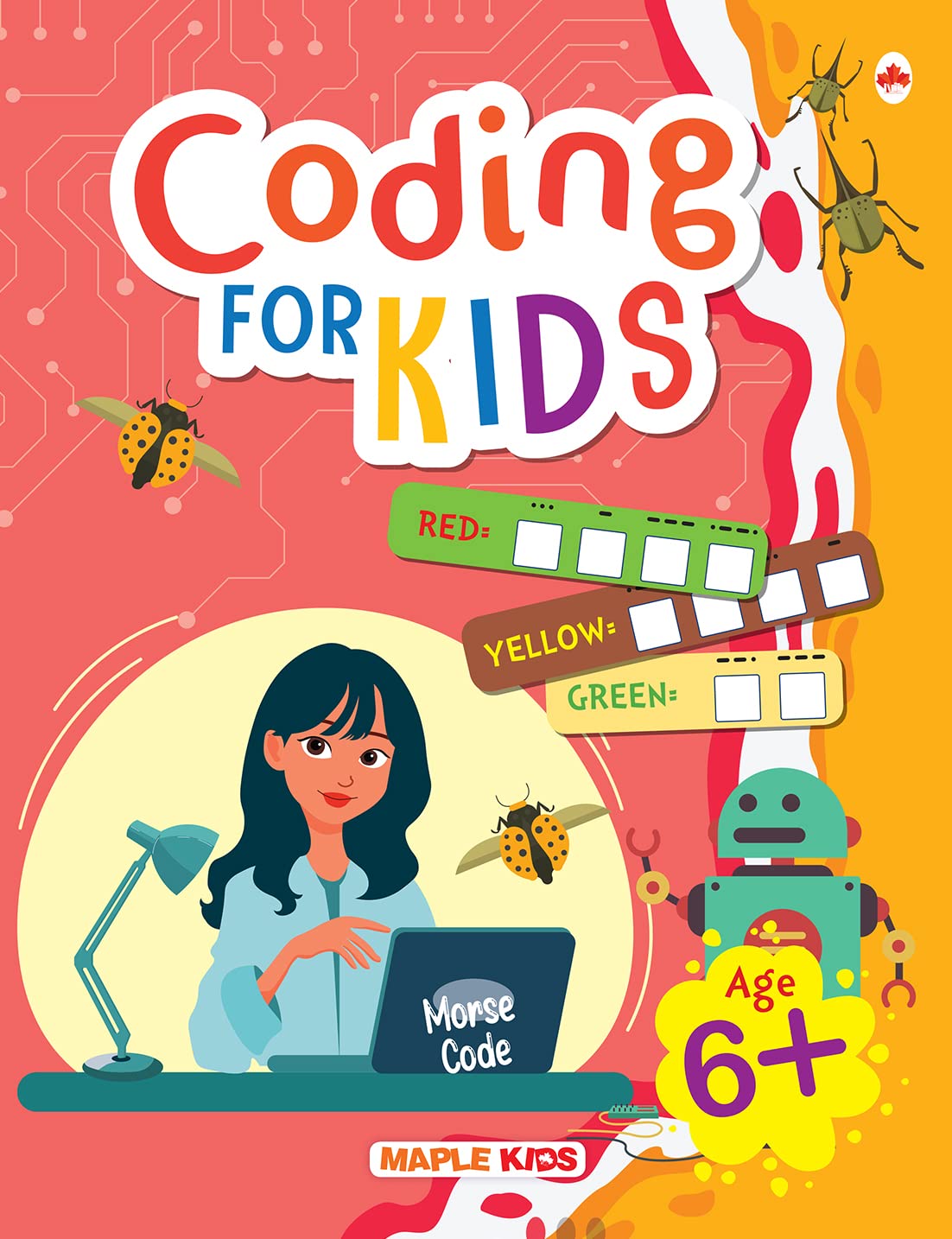 Introduction To Coding For Kids - Brain Activity Book For Kids - Age 6+