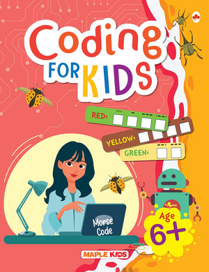 Introduction To Coding For Kids - Brain Activity Book For Kids - Age 6+