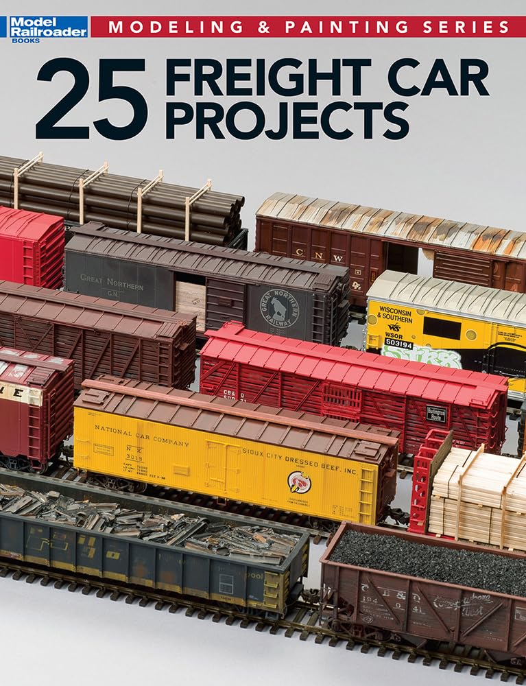 25 Freight Car Projects (Modeling & Painting),Used