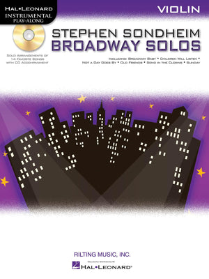 Stephen Sondheim  Broadway Solos: Violin (Hal Leonard Instrumental Playalong),Used