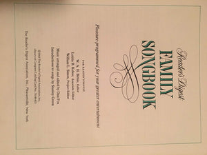 Reader's Digest: Family Songbook,Used