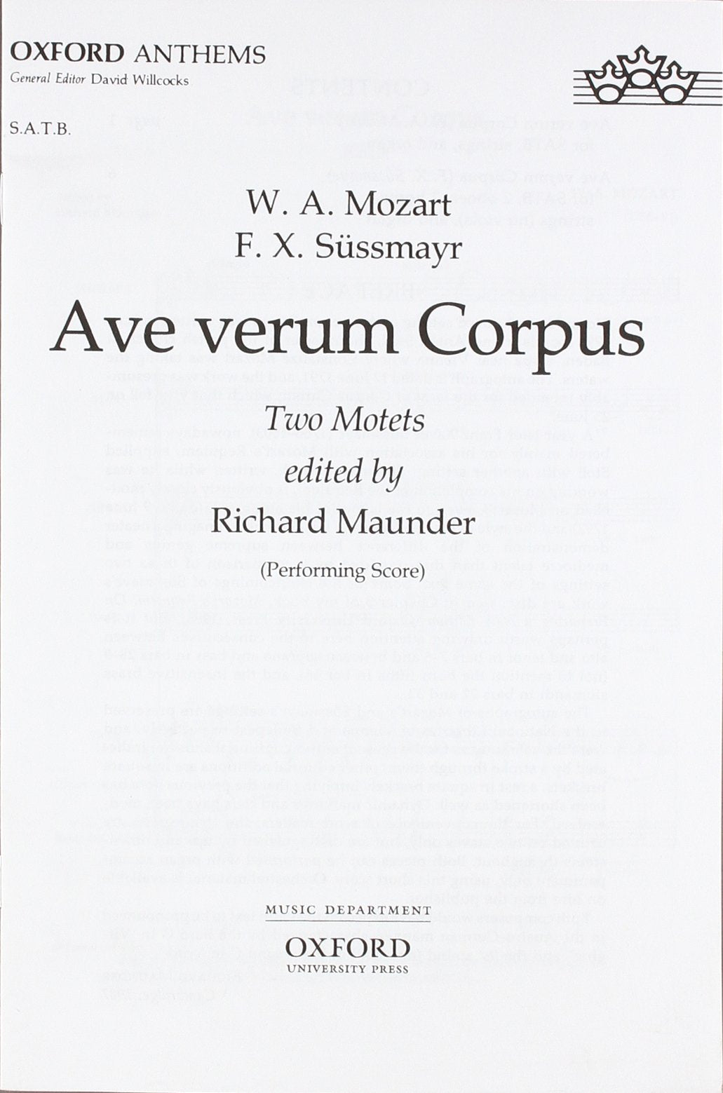 Ave verum corpus,Used