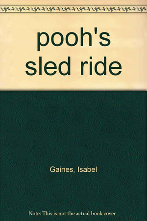 pooh's sled ride,Used