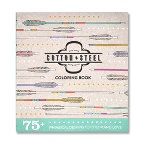 Cotton + Steel Coloring Book: 75+ Whimsical Designs to Color and Love,Used