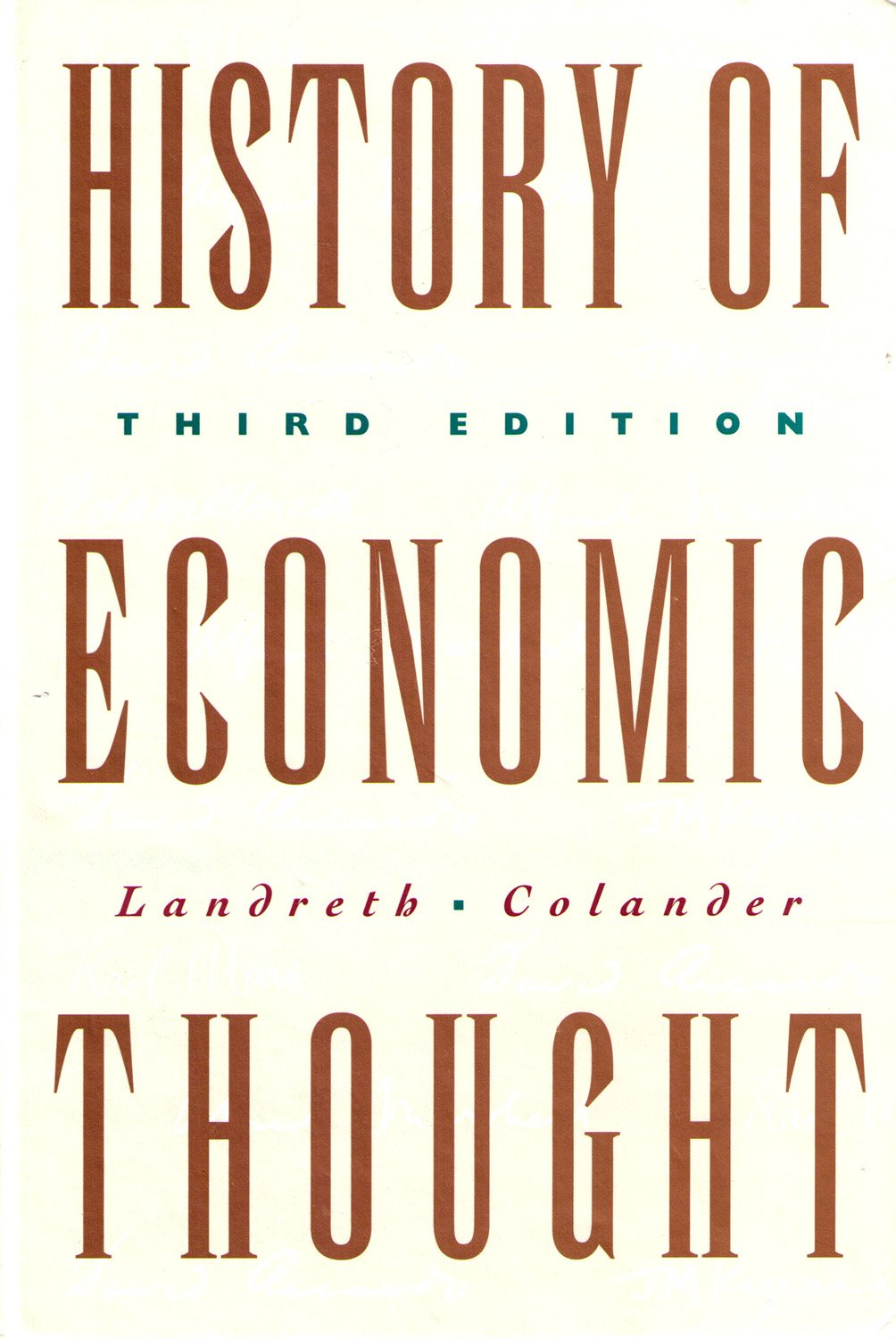 History Of Economic Thought,Used
