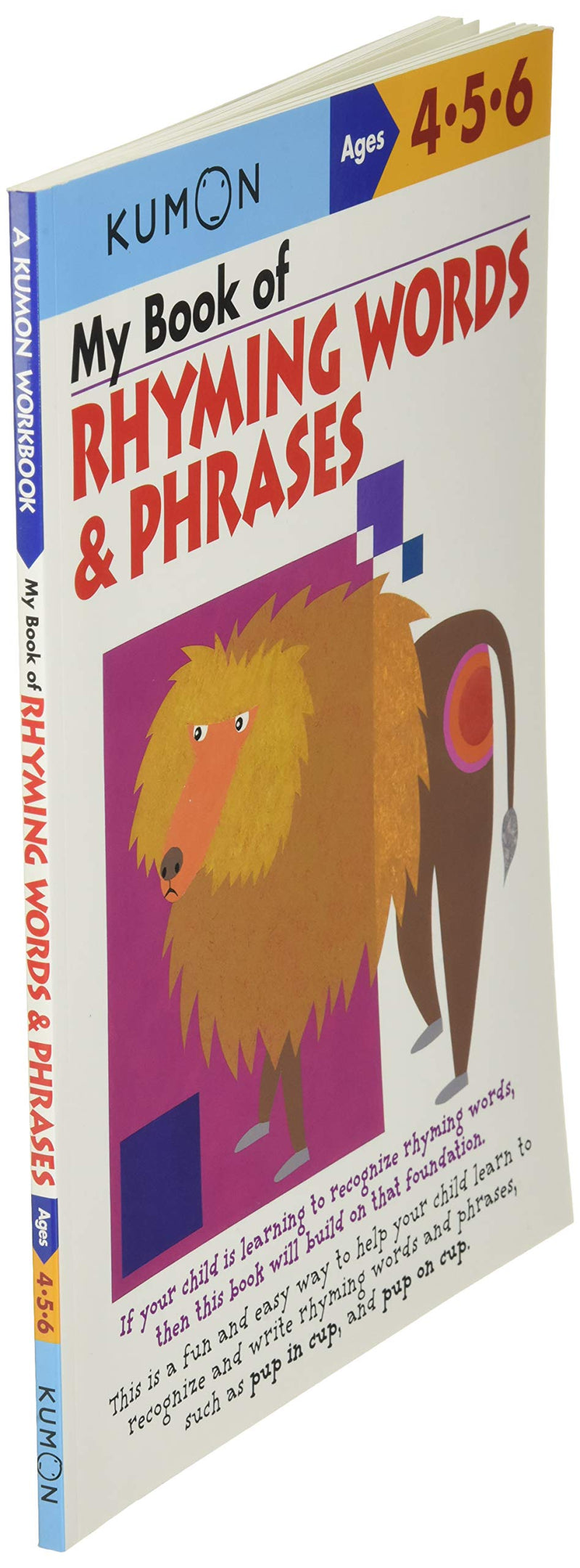 My Book Of Rhyming Words And Phrases Ages 46 (Kumon Workbooks),Used