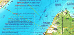 Cozumel Dive & Adventure Guide Franko Maps Waterproof Map,Used