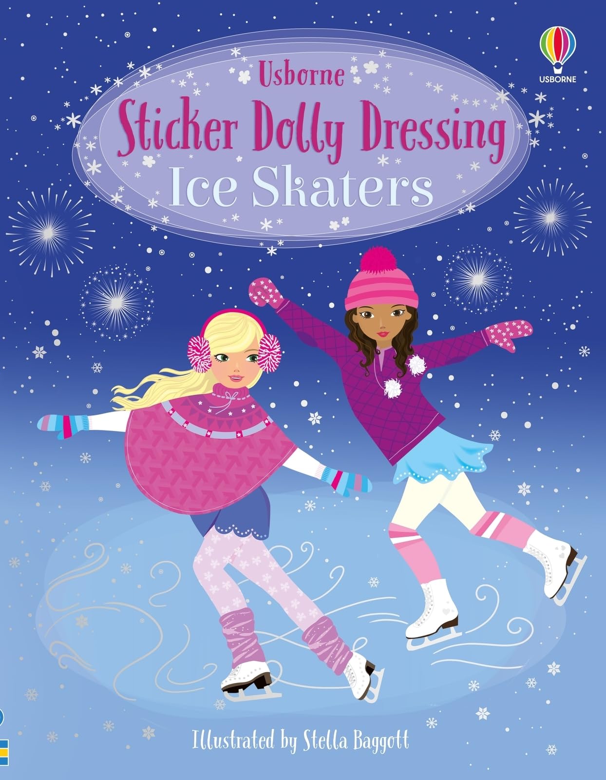 Sticker Dolly Dressing Ice Skaters,New