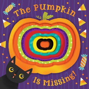 The Pumpkin Is Missing! Board Book with DieCut Reveals,Used