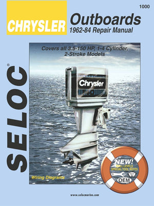 Chrysler Outboards, All Engines, 19621984 (Seloc Marine TuneUp and Repair Manuals),Used