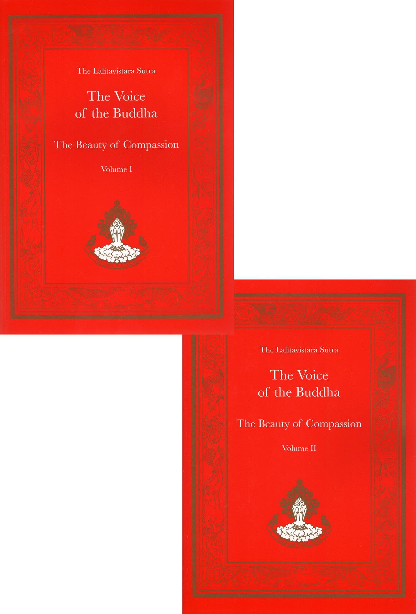 The Lalitavistara Sutrathe Voice Of Buddhathe Beauty Of Compassion2 Volume Set,New