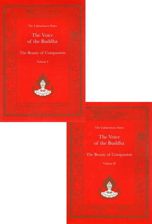 The Lalitavistara Sutrathe Voice Of Buddhathe Beauty Of Compassion2 Volume Set,New