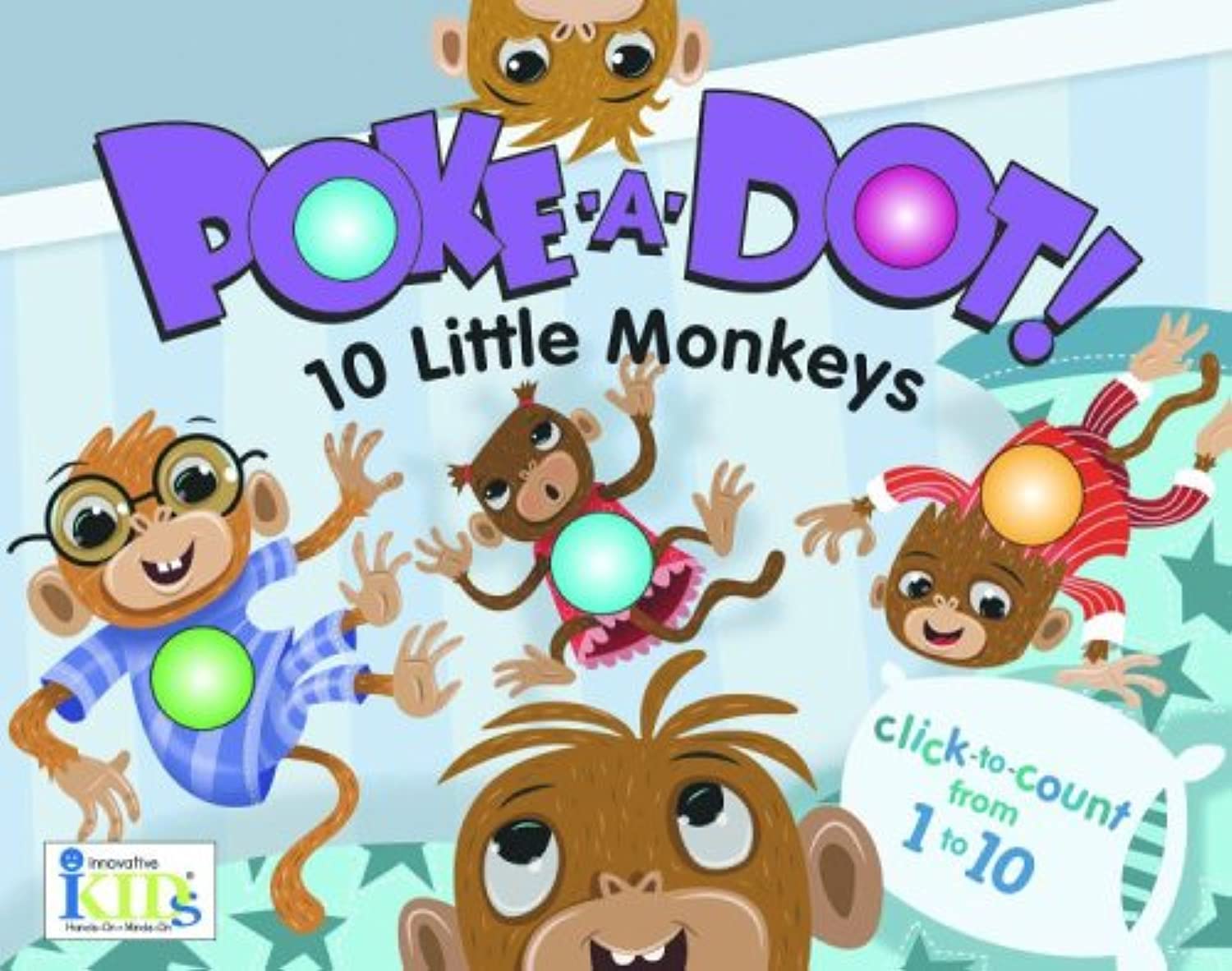 PokeADot: 10 Little Monkeys (30 Pokeable poppin; dots),Used