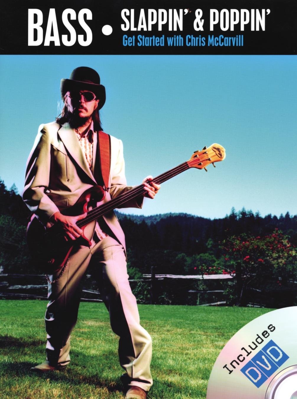 Bass: Slappin & Poppin  Get Started On Bass Guitar (Book & Dvd),New