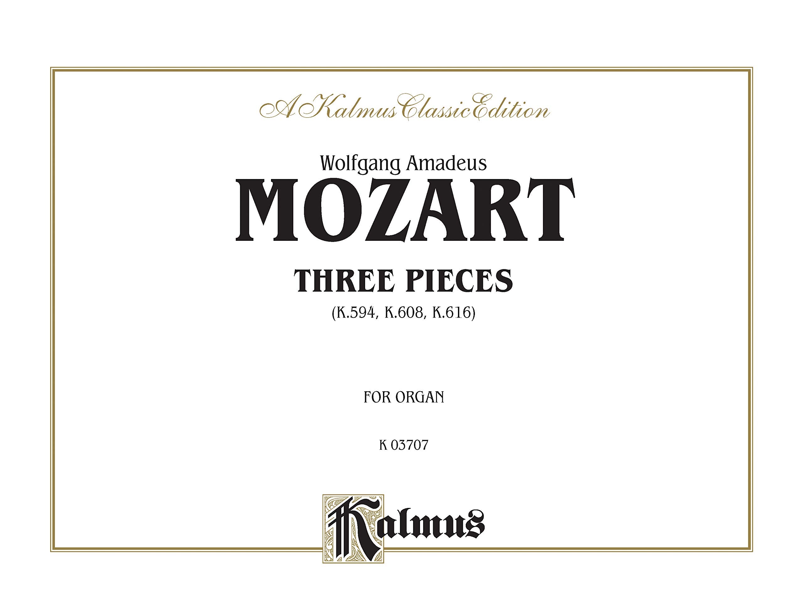 Three Pieces: Comb Bound Book (Kalmus Edition),Used