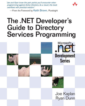 The .NET Developer's Guide to Directory Services Programming,Used